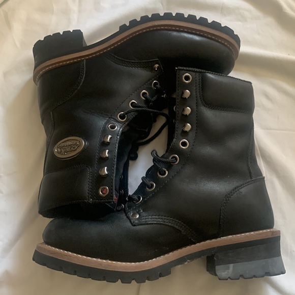 Easy Rider Logger Boots. Size 8 1/2 M just like new. Mens. - Picture 3 of 8